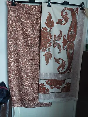 Asian Indian Unstitched 3 Piece Suit 4.5 Metre Full Suit Some Stain On Duppata  • £4.99