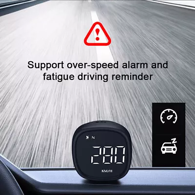 HUD GPS Speedometer Car Head Up Display MPH/KM Overspeed Driving Alarm • $16.26