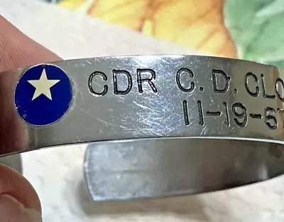 Viet Nam Prisoner Of War MIA POW Bracelet CDR C. D. CLOWER 11-19-67 (TEXAS) • $65