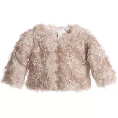 Marie Chantal Baby Steiff Beige Fur Coat Small 6-12 Months • $49.73