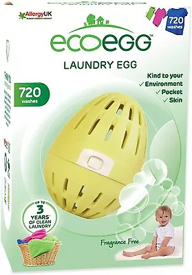 Ecoegg Laundry Egg Fragrance Free 720 Washes Eco Egg • £17.99