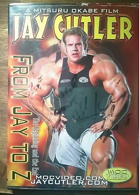 JAY CUTLER From Jay To Z DVD BODYBUILDING MR Olympia! - SIGNED BY JAY ! • £56.19