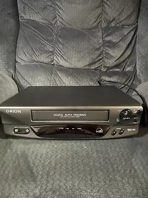 Orion VR0211B VHS/VCR Video Cassette Player And Recorder Tested NO REMOTE Tested • $25