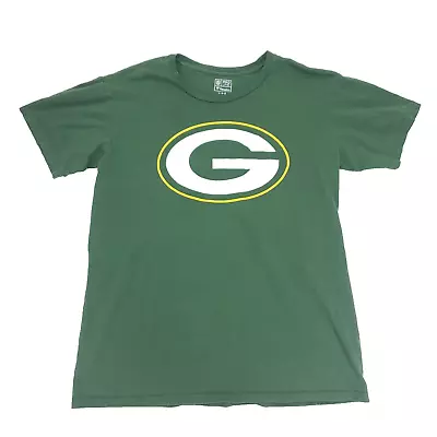 Fanatics Green Bay Packers Shirt Mens Large NFL Pro Line Big Logo Short Sleeve • $11.95