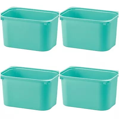 4× IKEA TROFAST Plastic Storage Unit Boxes Kids Toys Play Boxes 42x30x23 Cm • £26.90