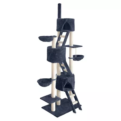 I.Pet Cat Tree Trees Scratching Post Scratcher Tower Condo House Furniture Wood • $107.87