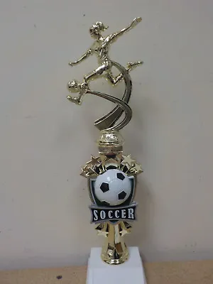 $7 • Buy Female Soccer Player Trophy Or Award, About 14  Tall, Engraving Included