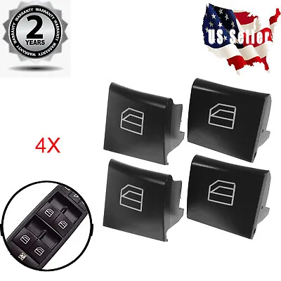  For Mercedes ML GL R W164 W251 X164 4x Driver Window Switch Repair Button Cap • $14.99