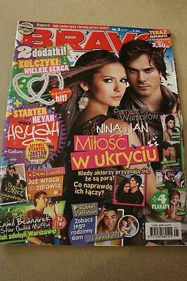 Bravo 3/2011 Nina Dobrev Ian Somerhalder Dulce Maria Britney Spears S. Gome • $14.90