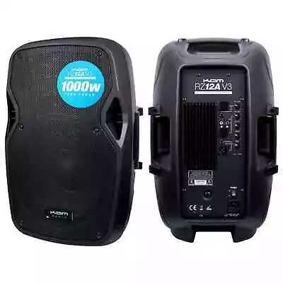 Kam RZ12A V3 12  1000W Portable Active PA Speaker • £149.95