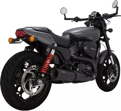 Hi-Output Black Slip On Exhaust Vance & Hines 47943 • $349.99