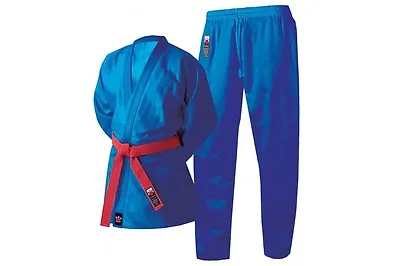 Cimac 350g Judo Suit Blue Judoka Training Uniform Adult Kids Gi Free White Belt • £31.79