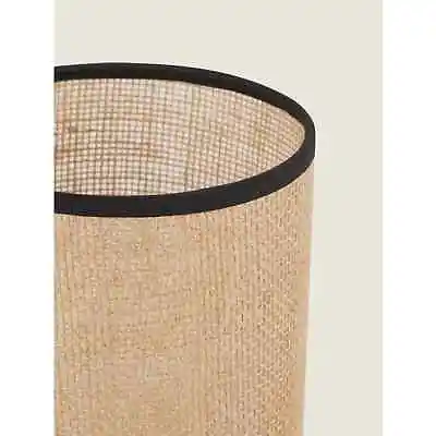 £7.20 • Buy Natural Woven Rattan-Effect Battery Operated Lamp - New Other