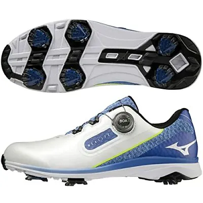 MIZUNO Golf Shoes NEXLITE SL BOA WIDE 51GM2215 White Blue US10(27cm) • $98.77