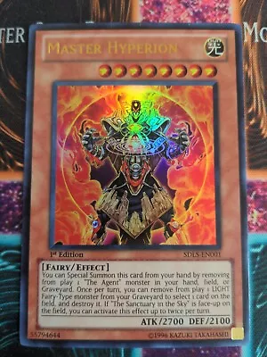 Yu-Gi-Oh! Master Hyperion SDLS-EN001 1st Edition Ultra Rare NM  • $2