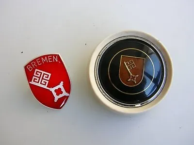 Bremen Horn Button Match Hood Crest Badge Petri Vdm Vw Bug Bus Cox Beetle KÄfer • $575