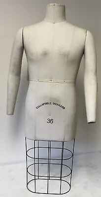 Dress Form Mannequin Model Female Collapsible Shoulders Sz. 36 Used. No Stand. • $333.33