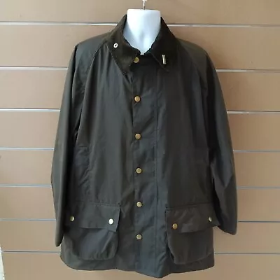 Barbour Beaufort 40th Anniversary Men's Wax Cotton Jacket Olive 46 NWD (Snap) • $150