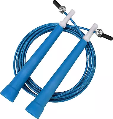 10ft Adjustable Steel Wire Speed Skipping Jump Rope CrossFit Exercise Fitnesss • $6.99