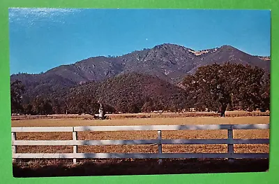 Mt. Hood With Ranch Foreground Highway 12 Valley Of The Moon Sonoma CA Chrome • $5.99