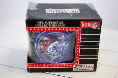 VTG NFL Detroit Lions Barry Sanders Coffee Mug Graphic 1993 Sports Impressions • $21.95