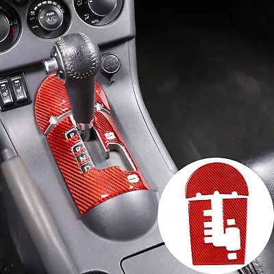 Red Carbon Fiber Center Shift Gear Panel Sticker For Mitsubishi ECLIPSE 2006-11 • $25.99