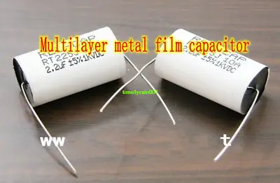 2.2uf Metal Film Capacitor Audio Divided Capacitor Speaker Capacitor • $4.78