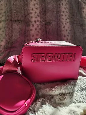 Steve Madden Belt Bag Fanny Pack Waist Bag HOT PINK  Viral NWT • $30