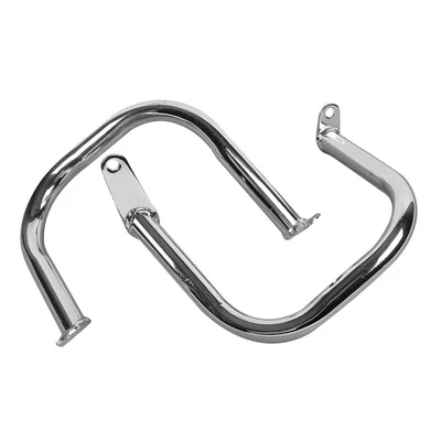 $116.79 • Buy Chrome Engine Guard Highway Crash Bar 2PCS Fit For Yamaha V-Star XVS400 XVS650