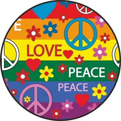Peace Love Music  Vinyl Decal Sticker DUB Van Car Locker Laptop Camper Camping  • £2.65