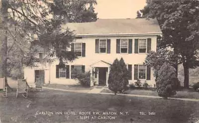 Milton New York Carlton Inn Hotel Vintage Postcard AA60339 • $10.75