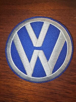 VW-VOLKSWAGON AUTO Embroidered 3-1/4 X 3-1/4 Iron On Patch • $4.25