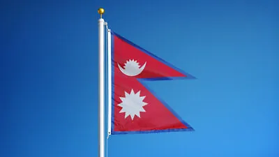 £9.58 • Buy NEW NEPAL 3x5ft FLAG Superior Quality Fade Resist Us Seller