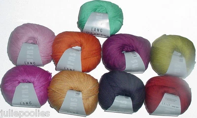 $4.99 • Buy SALE.     Lang Olivia Mulberry Silk Ribbon Yarn - Choose From 3 Colors