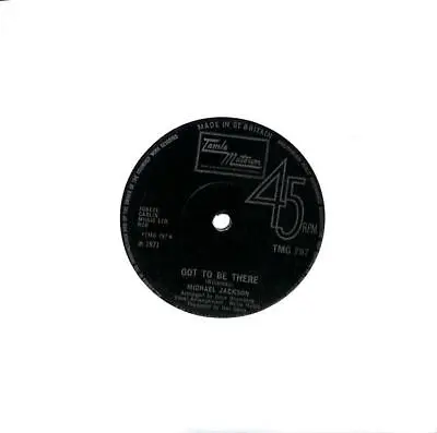Michael Jackson Got To Be There UK 7  Vinyl Record 1972 TMG797 Tamla Motown VG+ • £4.99