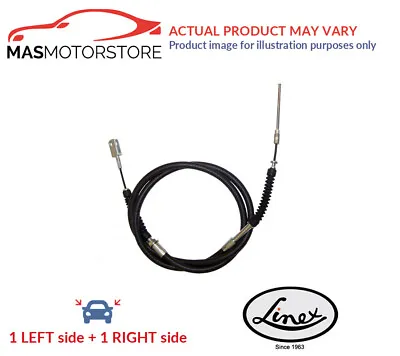 £66.95 • Buy Handbrake Cable Pair Rear Linex 260101 2pcs G New Oe Replacement