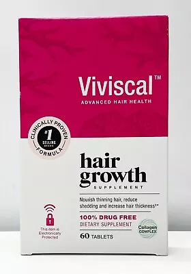 Viviscal Advanced Promotes Hair Growth Dietary Supplement NIB 60 Tablets 07/2026 • $29.95