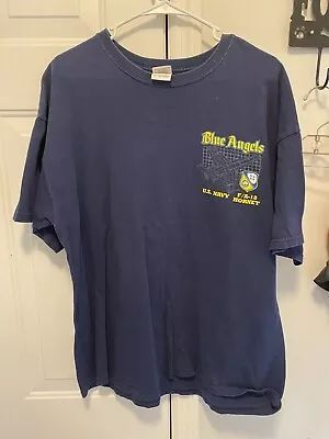 Blue Angels F/A-18 Hornet T-Shirt Size XL US Navy • $15