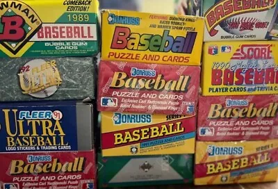 Great Baseball Card Collection Find - Vintage Sealed Pack Lot - 10 Packs! • $10.99