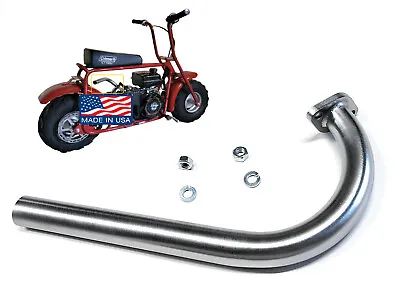 Header Exhaust Pipe For: Coleman Powersport 98cc 3.0 HP CT100U Mini Bike  • $29.99