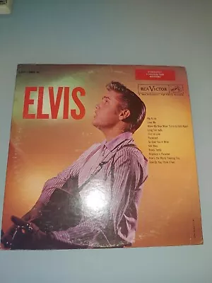 Elvis Presley  ELVIS   Vinyl   VICTOR  RCA #LSP-1382(e) Self Titled RARE RED Box • $69.99
