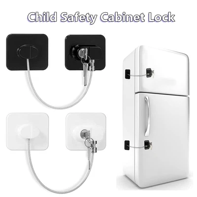 $12.40 • Buy Refrigerator Lock Cabinet Locks Digital Password With Metal Key Or Coded Lock