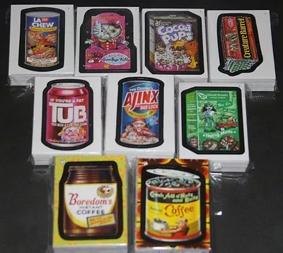 Wacky Packages Ans1 2 3 4 5 6 7 Fb 1st 2nd 9 Mint Complete Sets Stickers Wrapper • $224.97