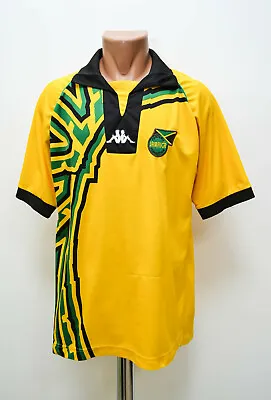 Jamaica National Team 1998/1999/2000 Home Football Shirt Kappa Size Xl • £159.99