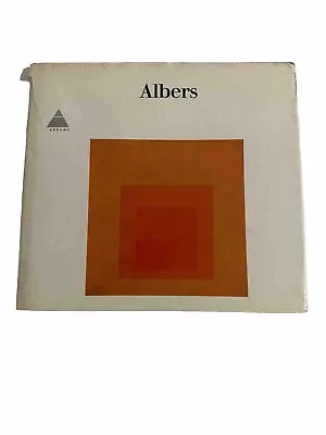 Signed Josef Albers 1975 1st Ed Lithograph Print Mid Century Modernist Hc Book • $199