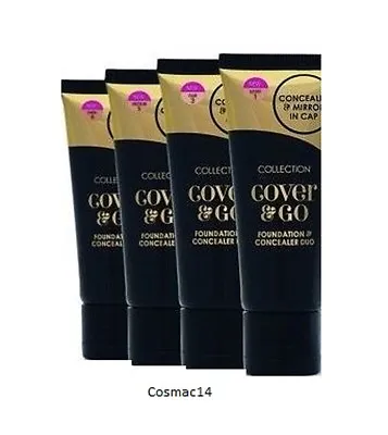 Collection 2000 Cover & Go Foundation And Concealer Duo Brand New **choose Shade • £5.98