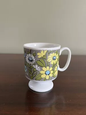 Vintage Retro MCM Holt Howard Coffee Tea Mug Floral Flower Power 1967  #7957 • $16.50