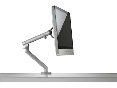 £95 • Buy CBS Flo Herman Miller BNIB New Boxed Single Monitor Arm Silver With Desk Clamp