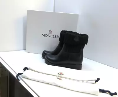 Moncler Ginette Ankle Rain Boots  Black - Women's EU 35/US 5 • $149.99