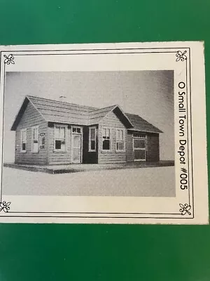 Suncoast Models O Scale  Small Town Depot  Building KIT #005 • $60